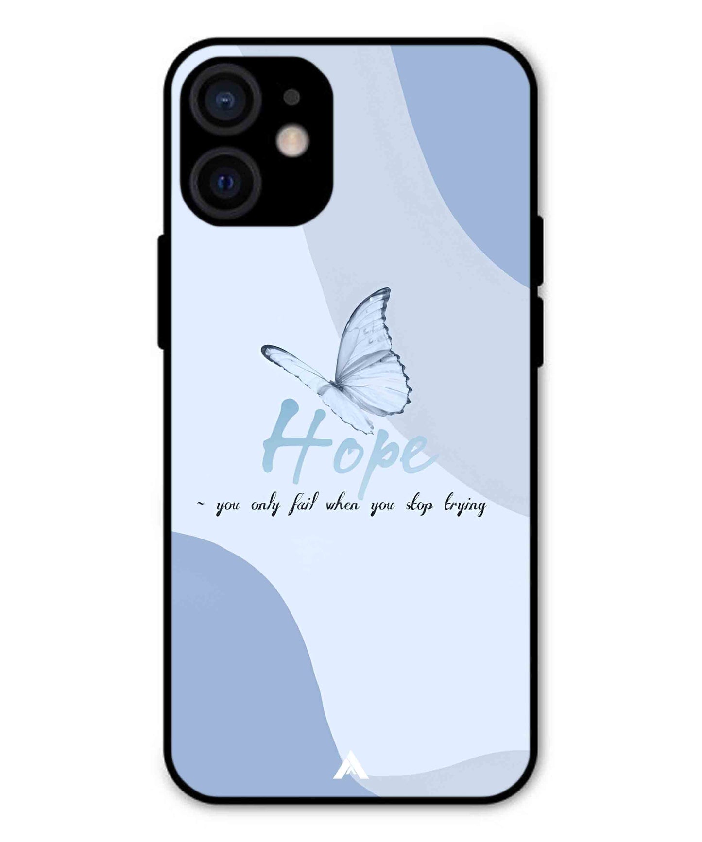 Hope Metal Back Cover Phone Case for iPhone 12 Mini