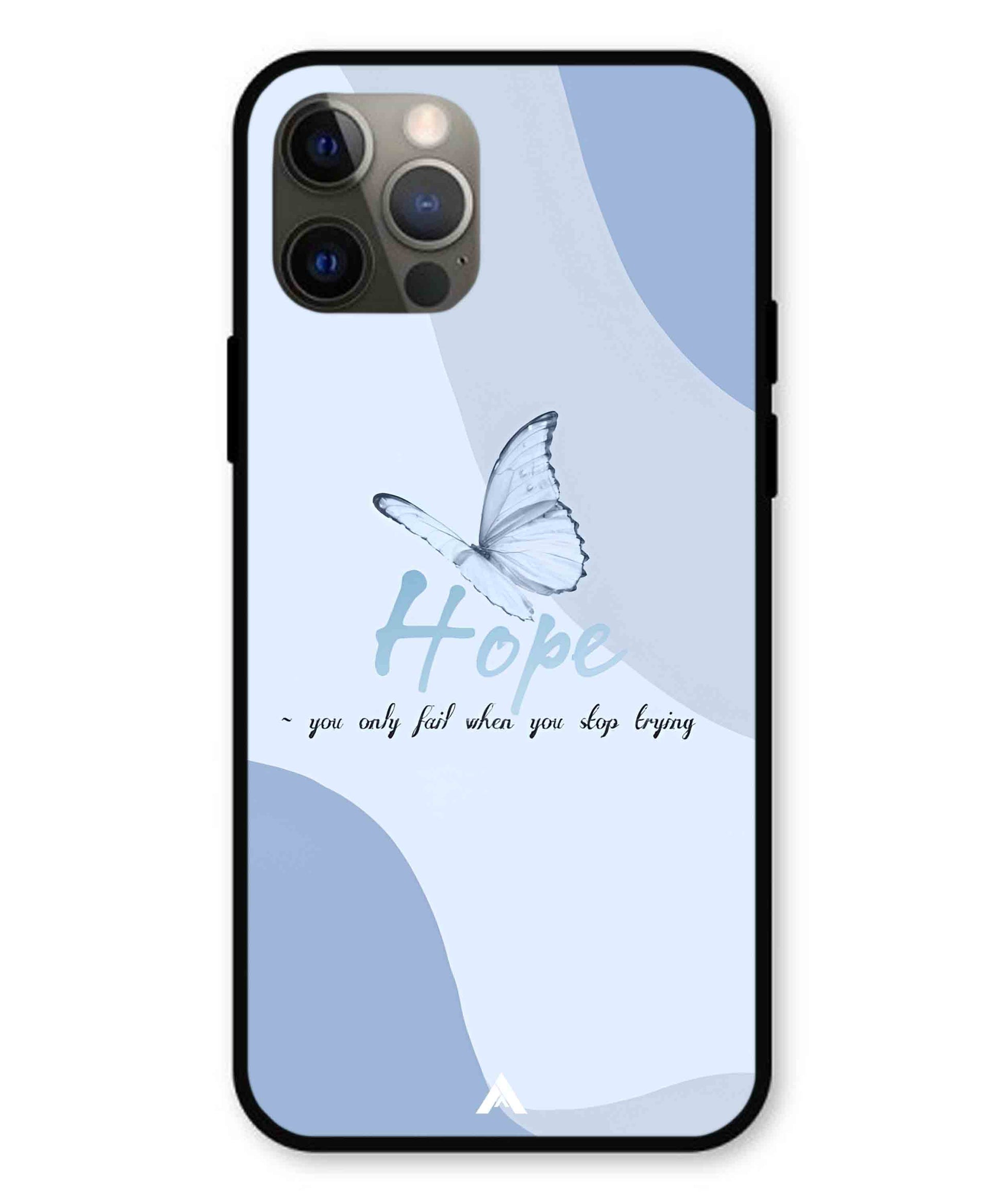 Hope Metal Back Cover Phone Case for iPhone 12 Pro