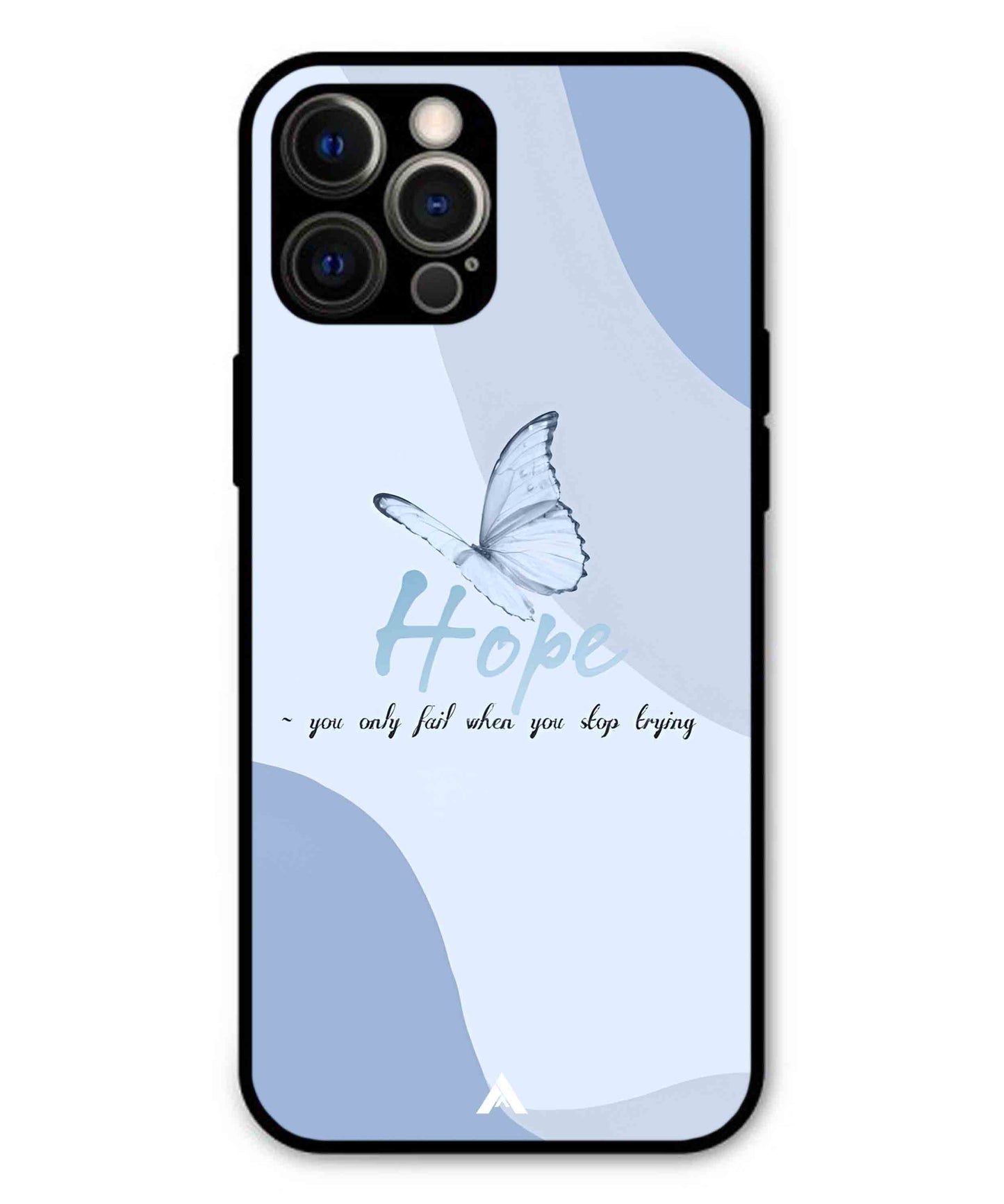 Hope Metal Back Cover Phone Case for iPhone 12 Pro Max
