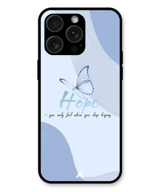 Hope Metal Back Cover Phone Case for iPhone 13 Pro Max