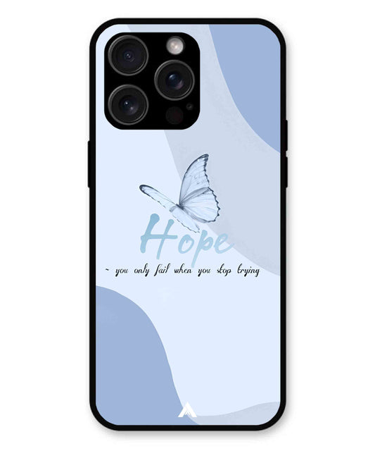 Hope Metal Back Cover Phone Case for iPhone 14 Pro Max