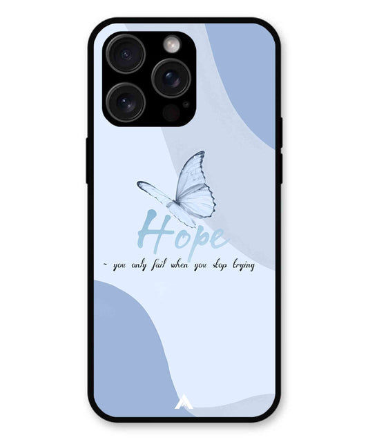 Hope Metal Back Cover Phone Case for iPhone 15 Pro Max