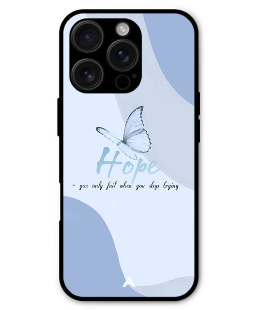 Hope Metal Back Cover Phone Case for iPhone 16 ProMax
