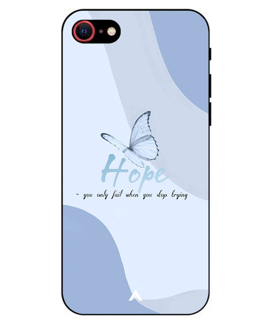 Hope Metal Back Cover Phone Case for iPhone 8