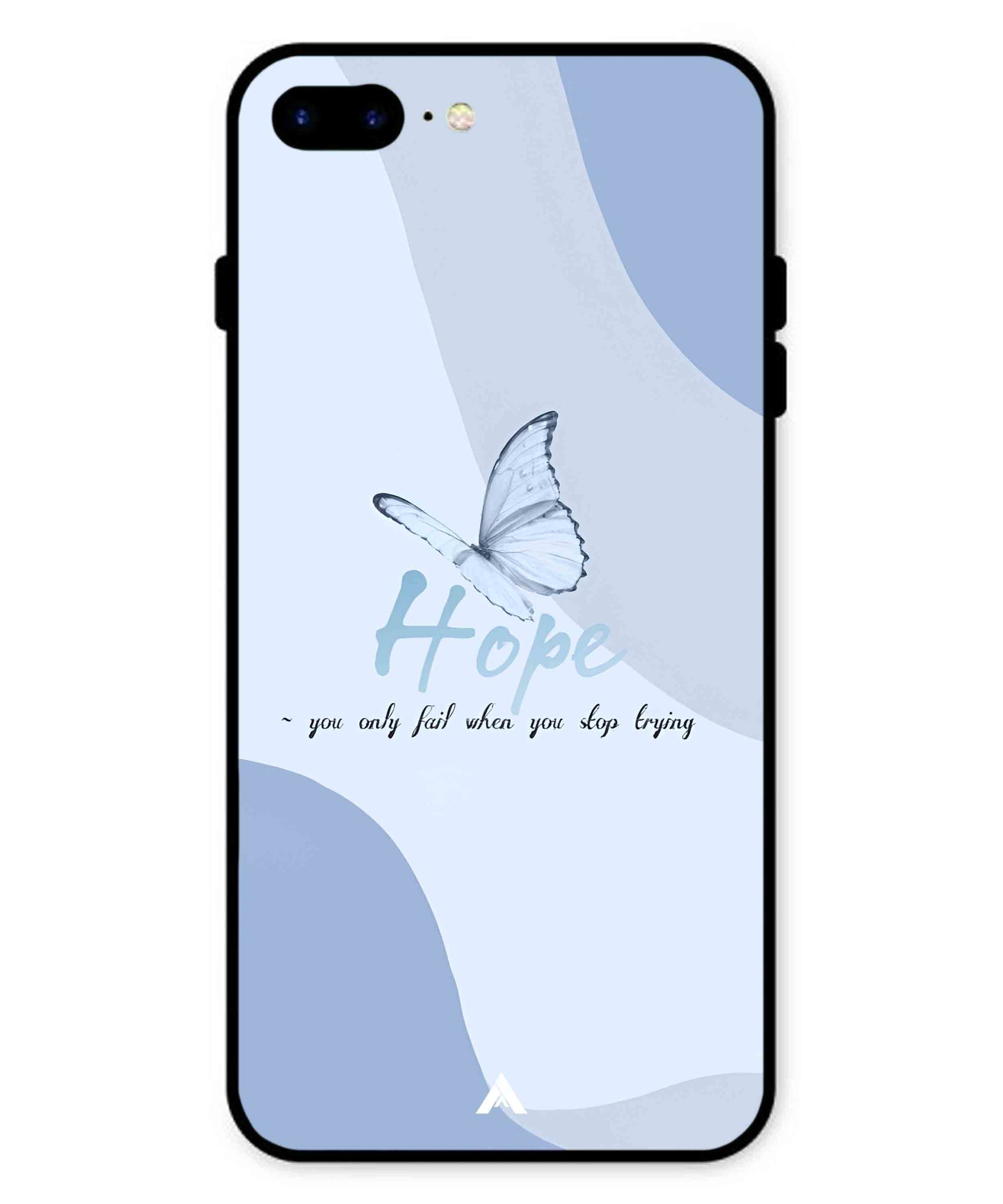 Hope Metal Back Cover Phone Case for iPhone 8 Plus