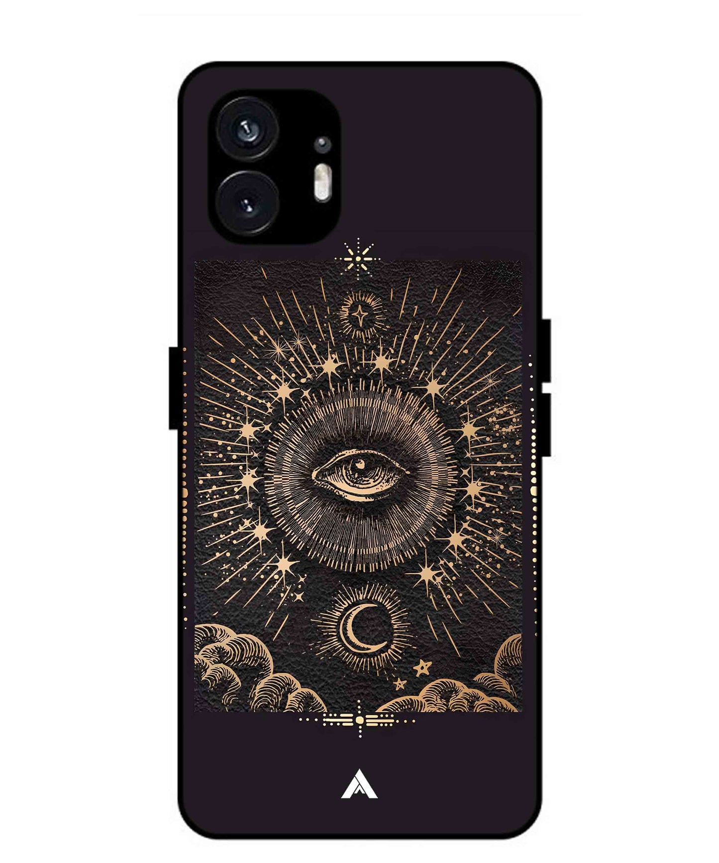 Illuminating Eye Metal Back Cover Phone Case for Nothing Phone 2a