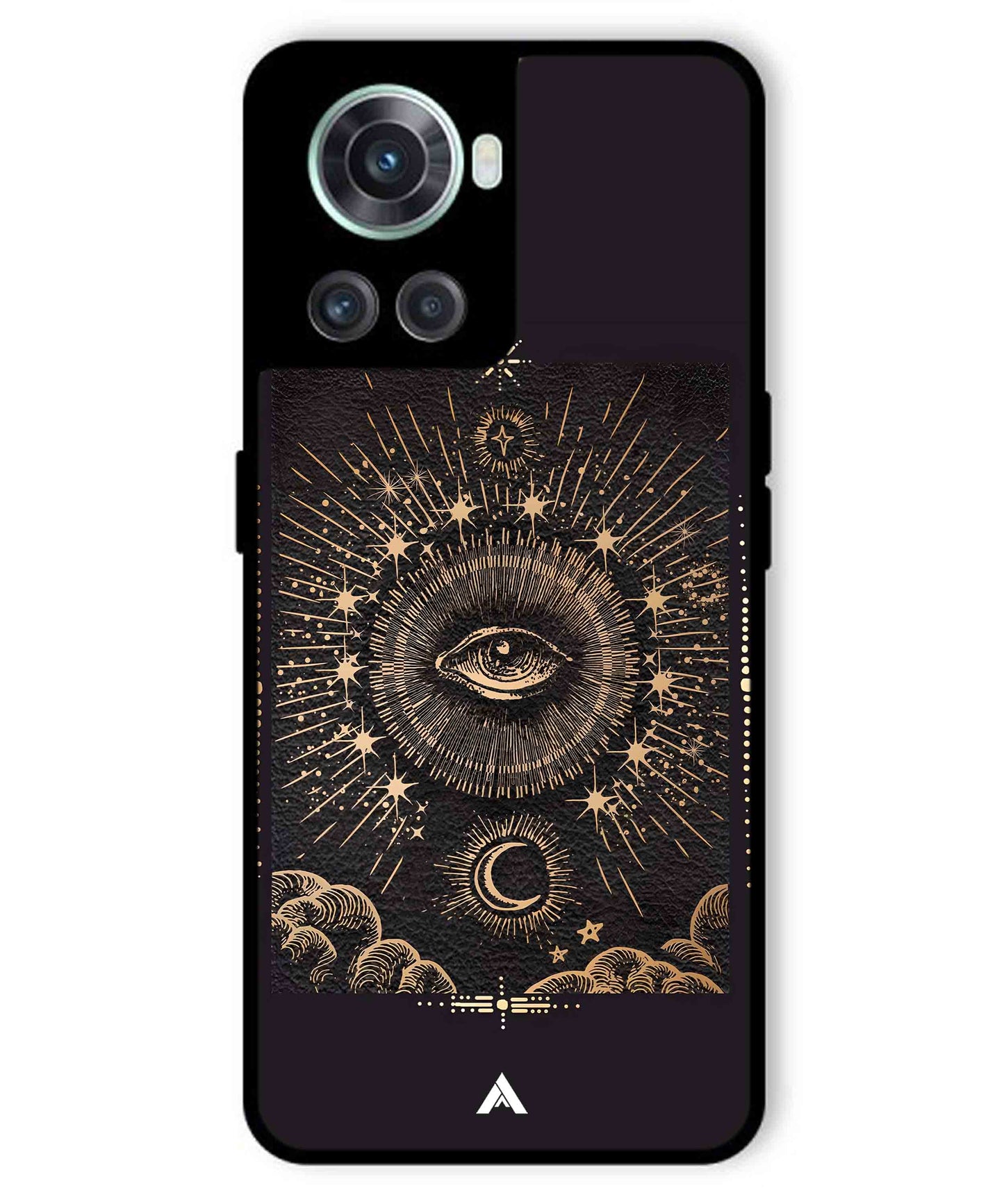 Illuminating Eye Metal Back Cover Phone Case for Oneplus 10R