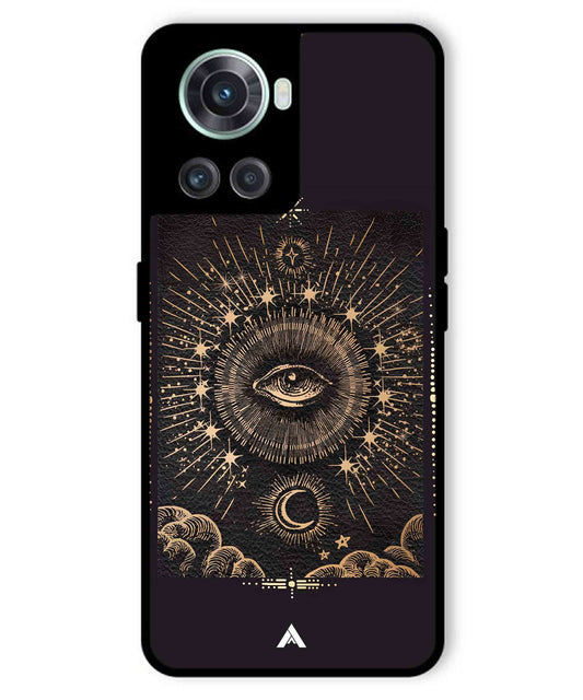 Illuminating Eye Metal Back Cover Phone Case for Oneplus 10R
