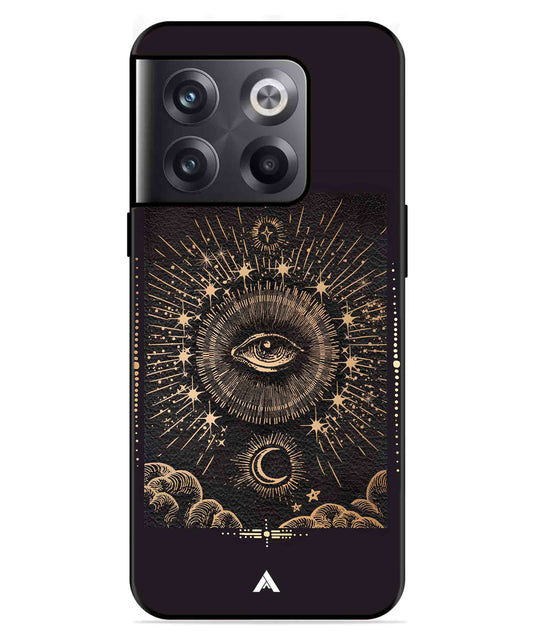 Illuminating Eye Metal Back Cover Phone Case for Oneplus 10T