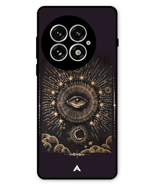 Illuminating Eye Metal Back Cover Phone Case for Oneplus 13
