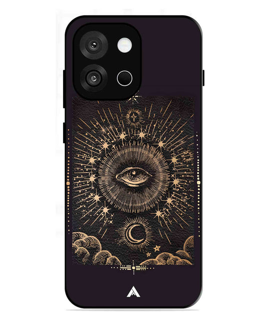 Illuminating Eye Metal Back Cover Phone Case for Oneplus 13s