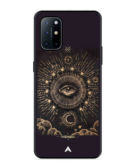 Illuminating Eye Metal Back Cover Phone Case for Oneplus 8T