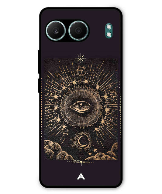 Illuminating Eye Metal Back Cover Phone Case for Oneplus Nord 4