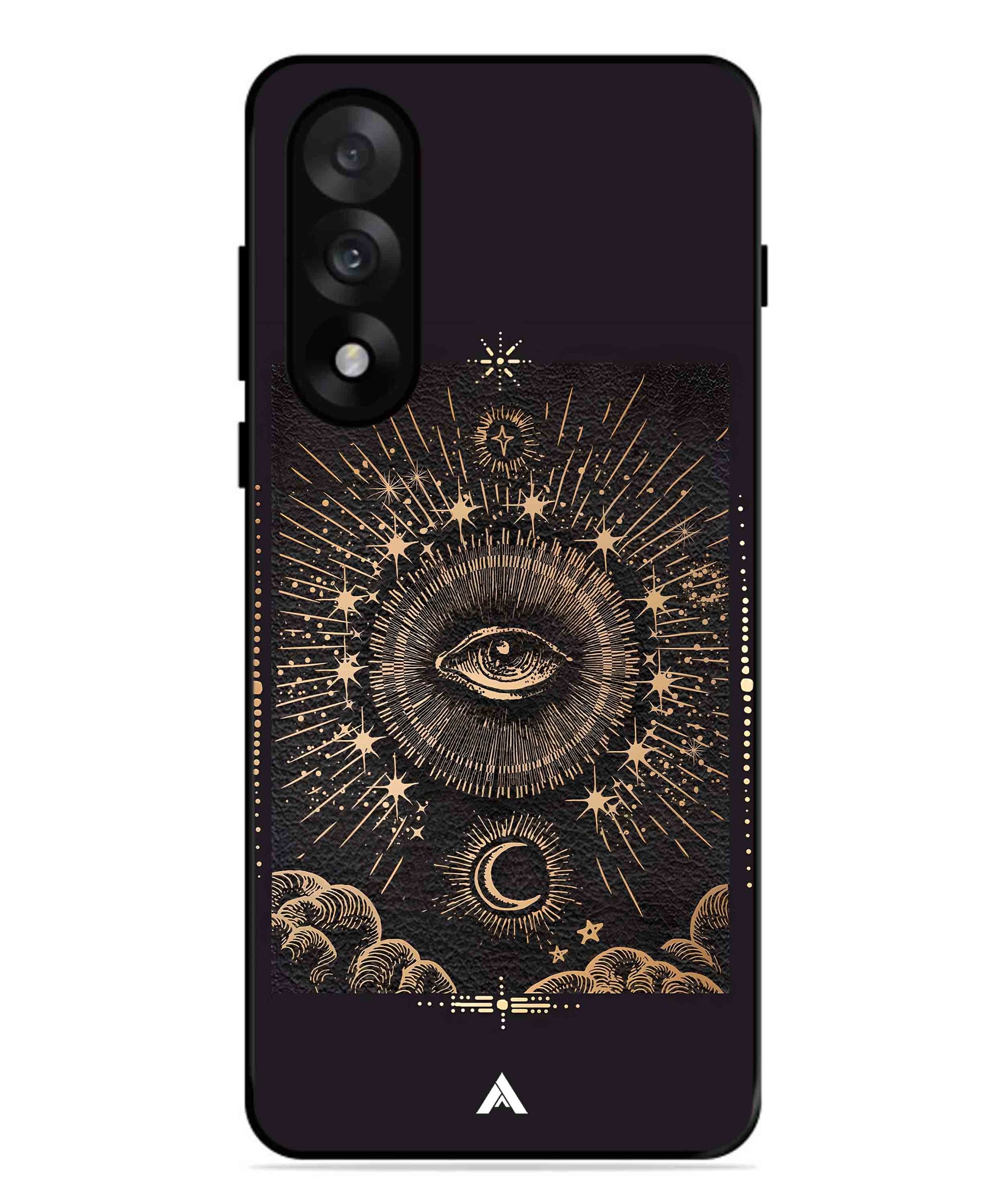 Illuminating Eye Metal Back Cover Phone Case for Oneplus Nord 5