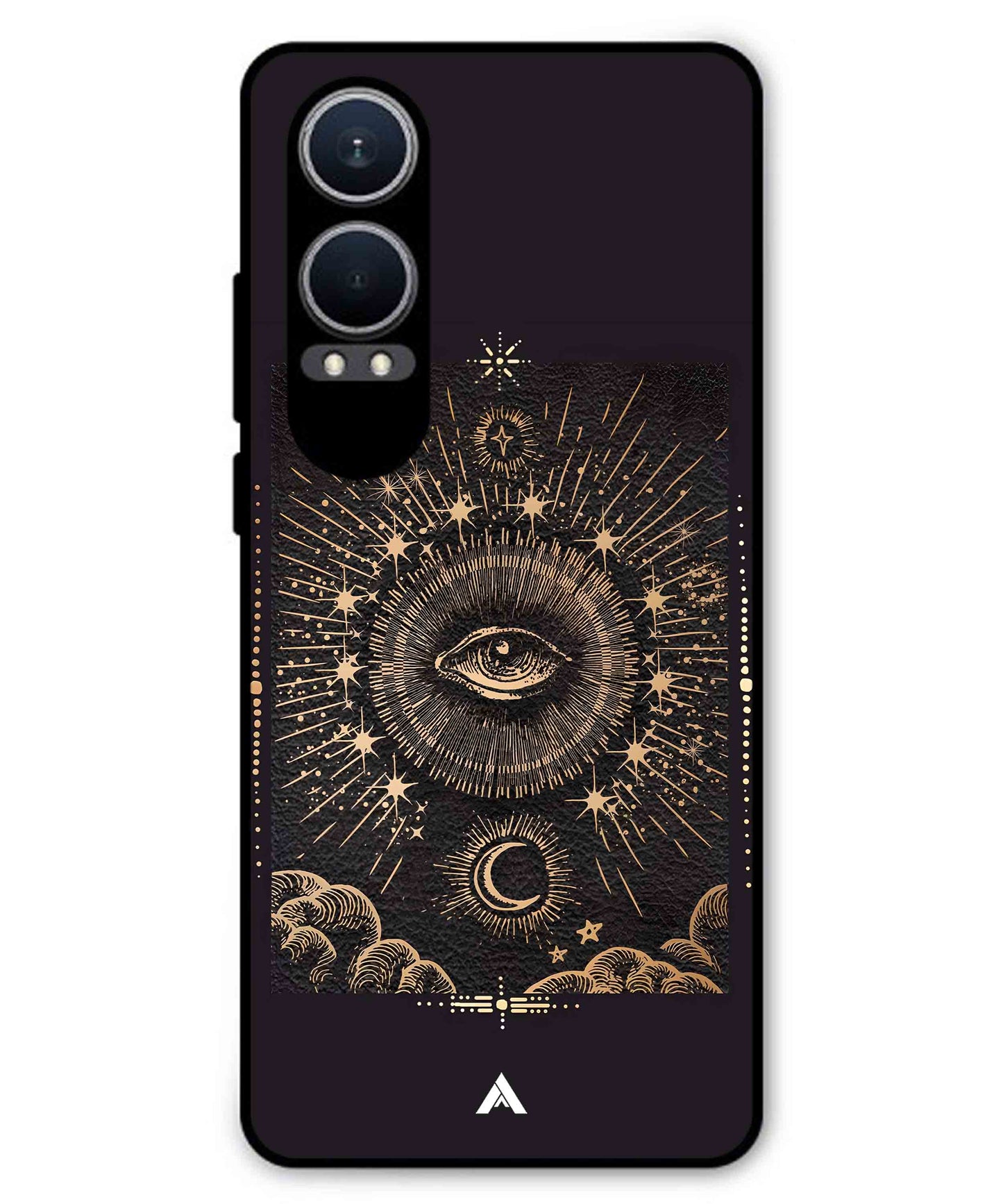 Illuminating Eye Metal Back Cover Phone Case for Oneplus Nord CE 4 Lite