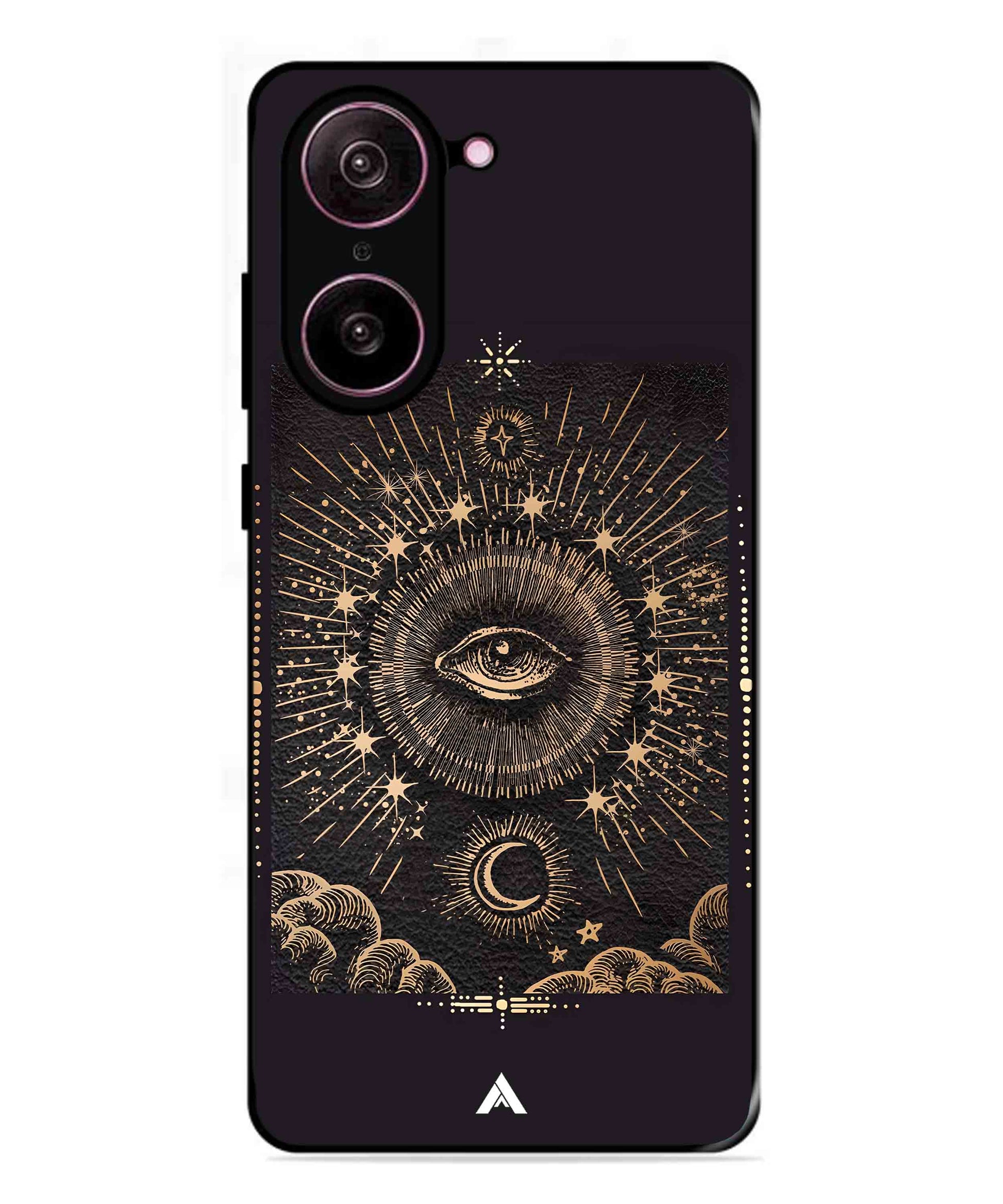 Illuminating Eye Metal Back Cover Phone Case for Oneplus Nord CE 5
