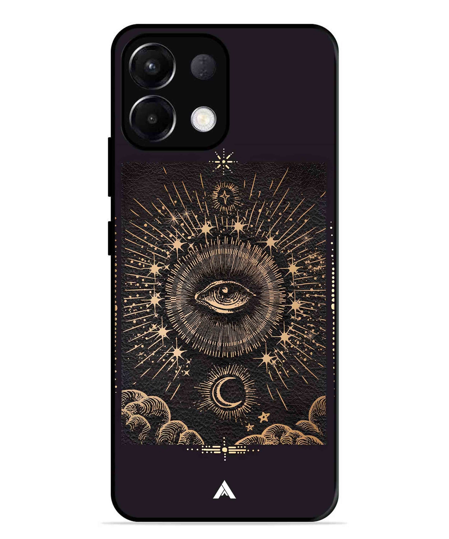Illuminating Eye Metal Back Cover Phone Case for Oppo K13