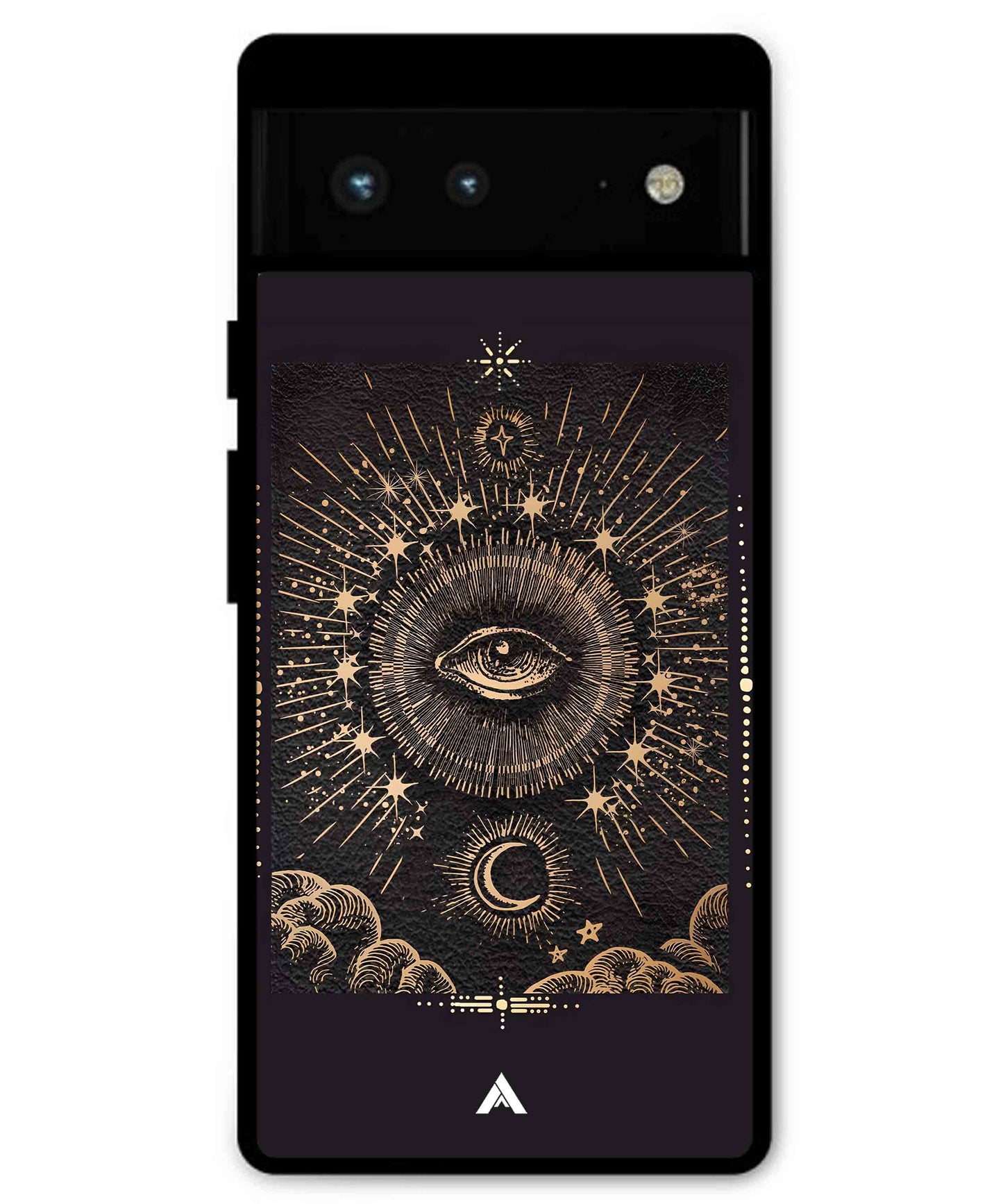 Illuminating Eye Metal Back Cover Phone Case for Pixel 6