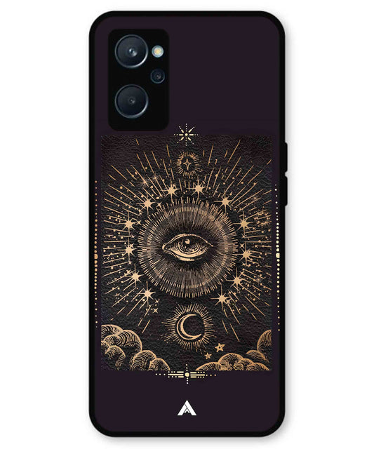 Illuminating Eye Metal Back Cover Phone Case for Realme 10