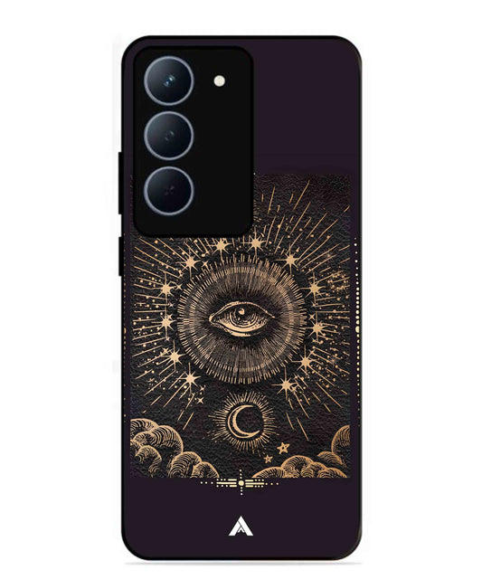 Illuminating Eye Metal Back Cover Phone Case for Realme 14X