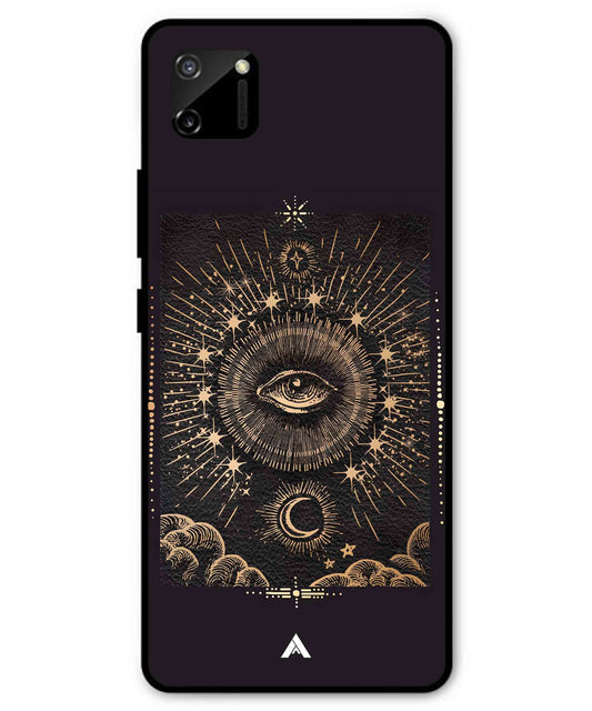 Illuminating Eye Metal Back Cover Phone Case for Realme C11