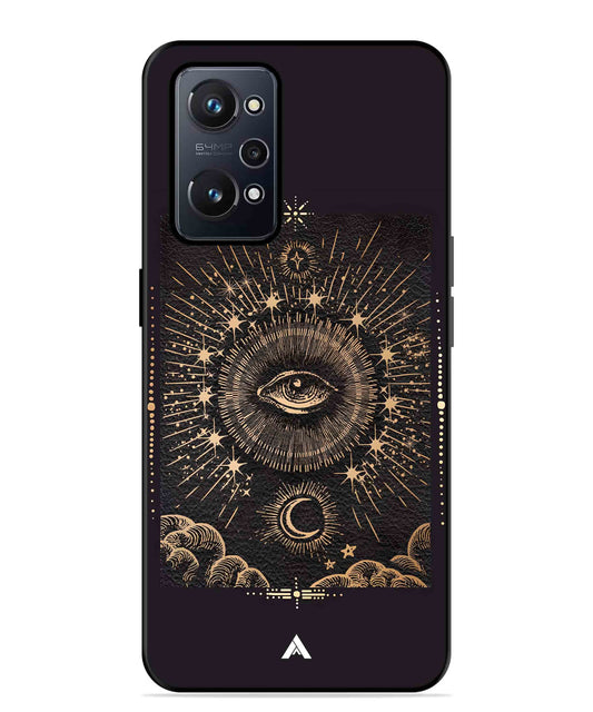 Illuminating Eye Metal Back Cover Phone Case for Realme GT Neo 2