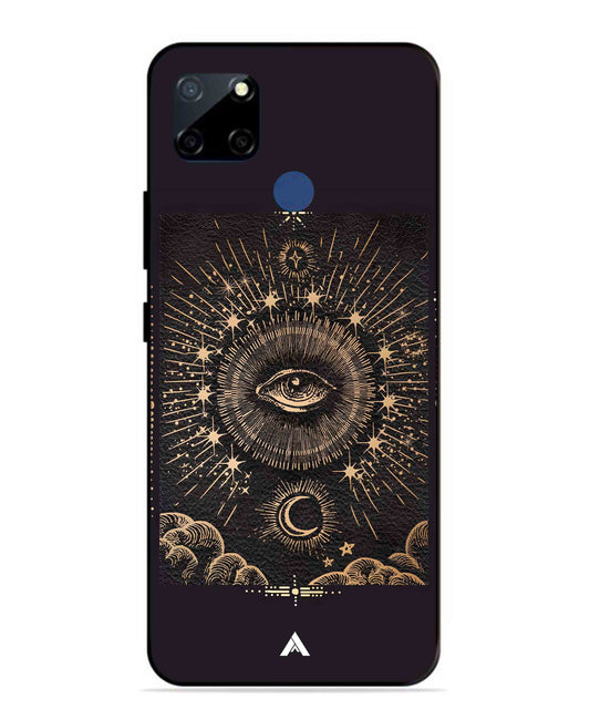 Illuminating Eye Metal Back Cover Phone Case for Realme Narzo 20