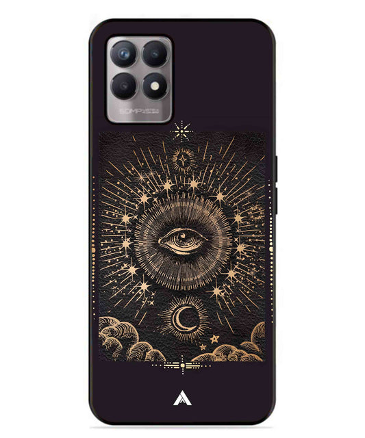 Illuminating Eye Metal Back Cover Phone Case for Realme Narzo 50