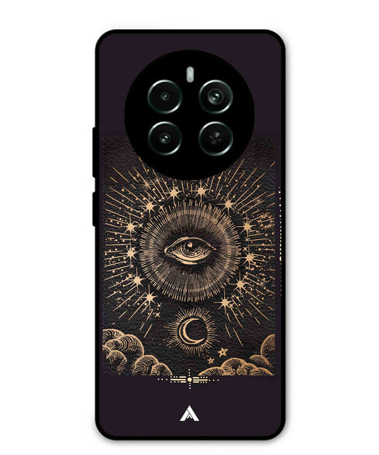 Illuminating Eye Metal Back Cover Phone Case for Realme Narzo 70