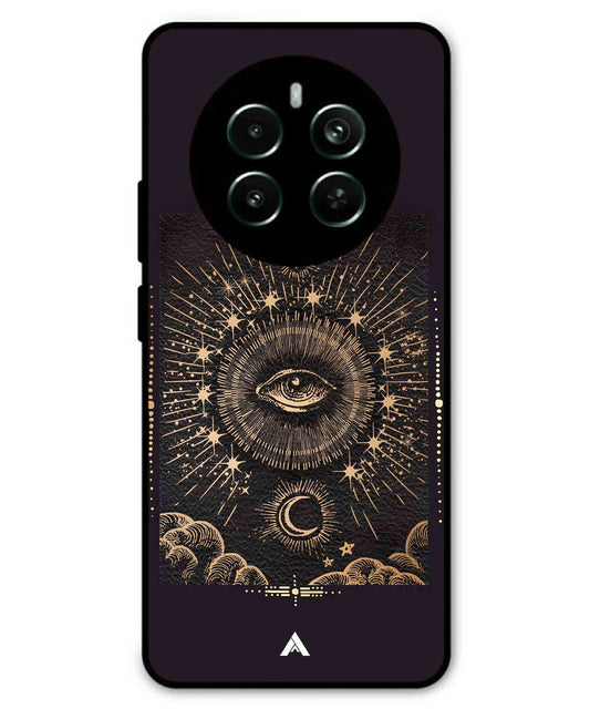 Illuminating Eye Metal Back Cover Phone Case for Realme P1
