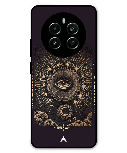 Illuminating Eye Metal Back Cover Phone Case for Realme P1 Pro