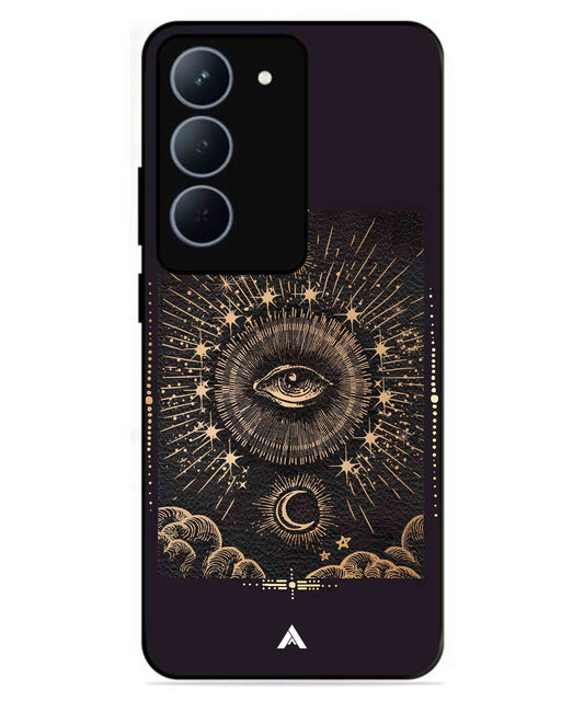 Illuminating Eye Metal Back Cover Phone Case for Realme P3X