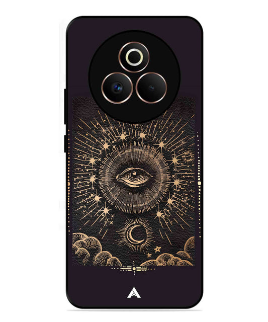 Illuminating Eye Metal Back Cover Phone Case for Realme P3 Pro