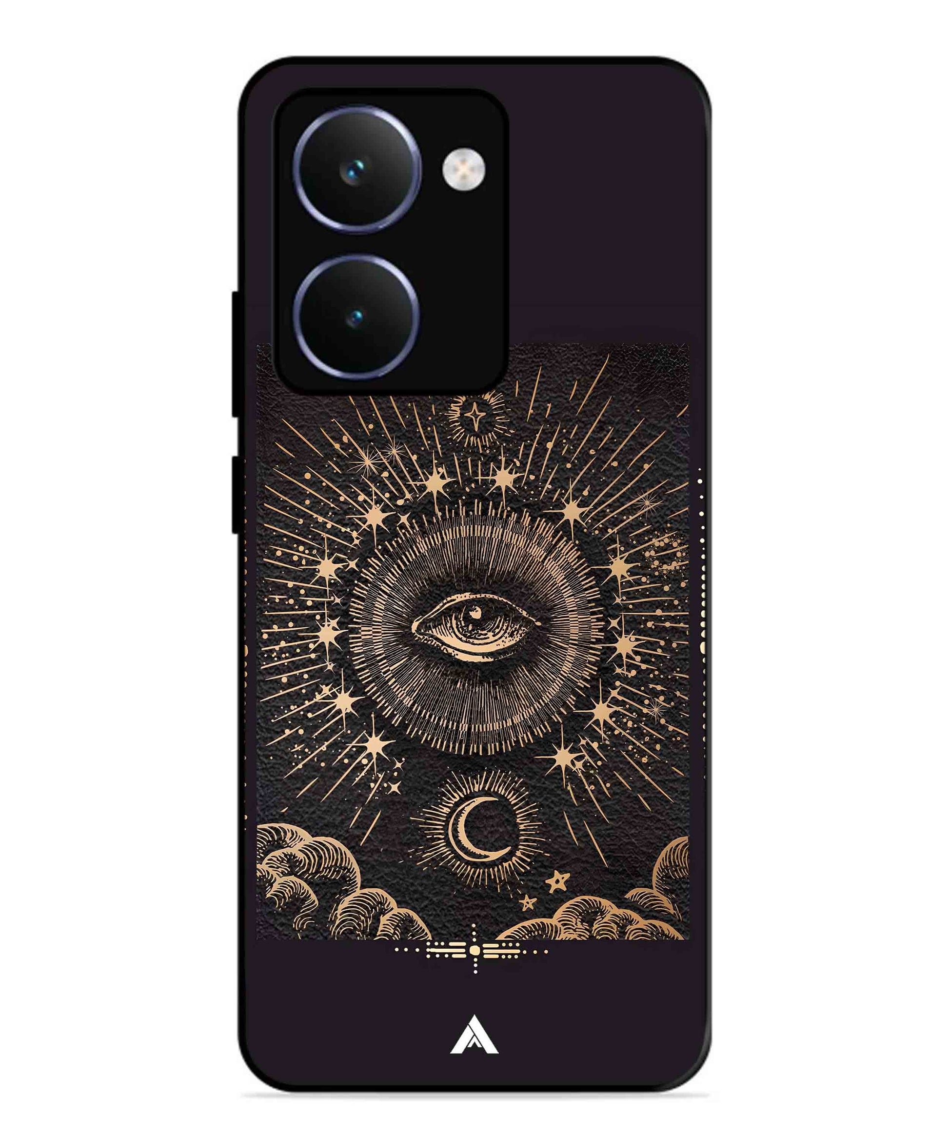 Illuminating Eye Metal Back Cover Phone Case for Realme P3 Ultra