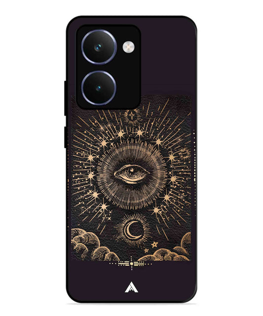 Illuminating Eye Metal Back Cover Phone Case for Realme P3 Ultra