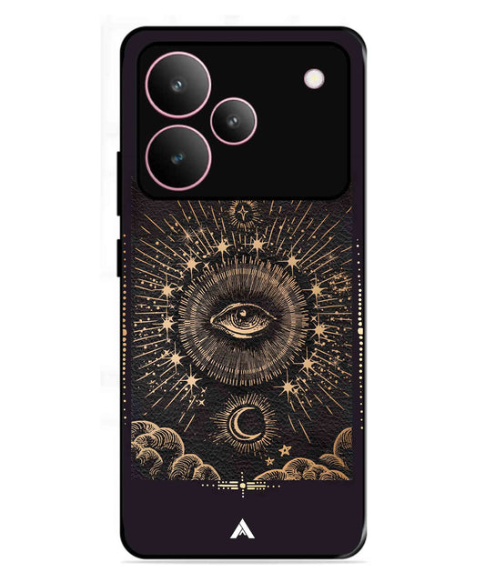 Illuminating Eye Metal Back Cover Phone Case for Realme P4