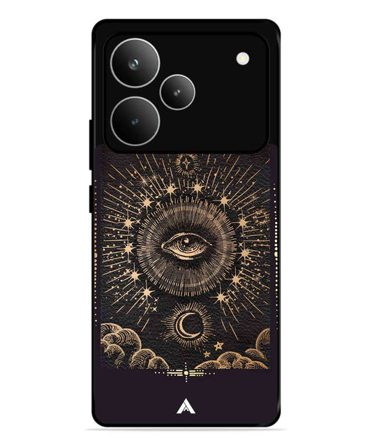 Illuminating Eye Metal Back Cover Phone Case for Realme P4 Pro
