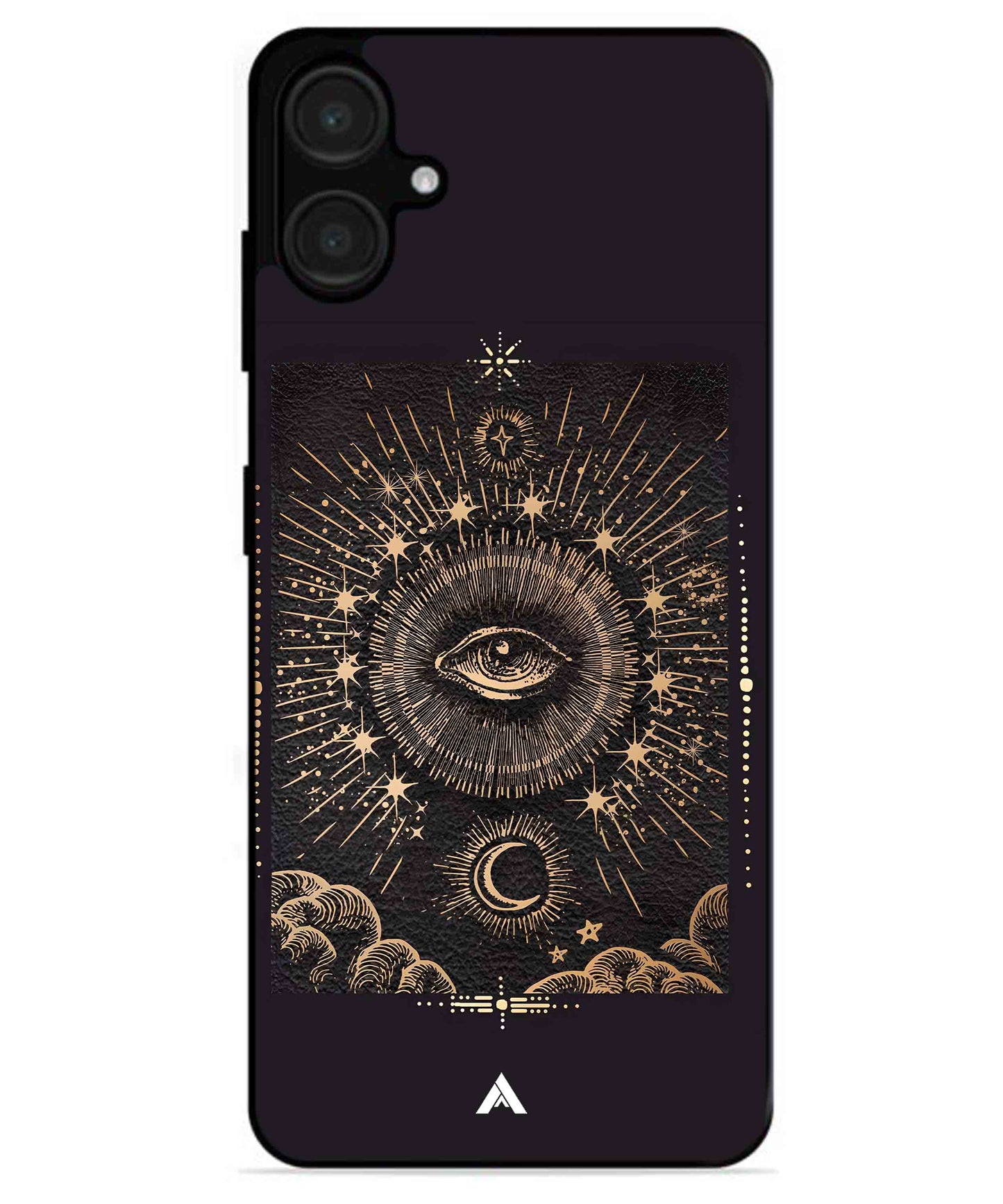 Illuminating Eye Metal Back Cover Phone Case for Samsung Galaxy A06