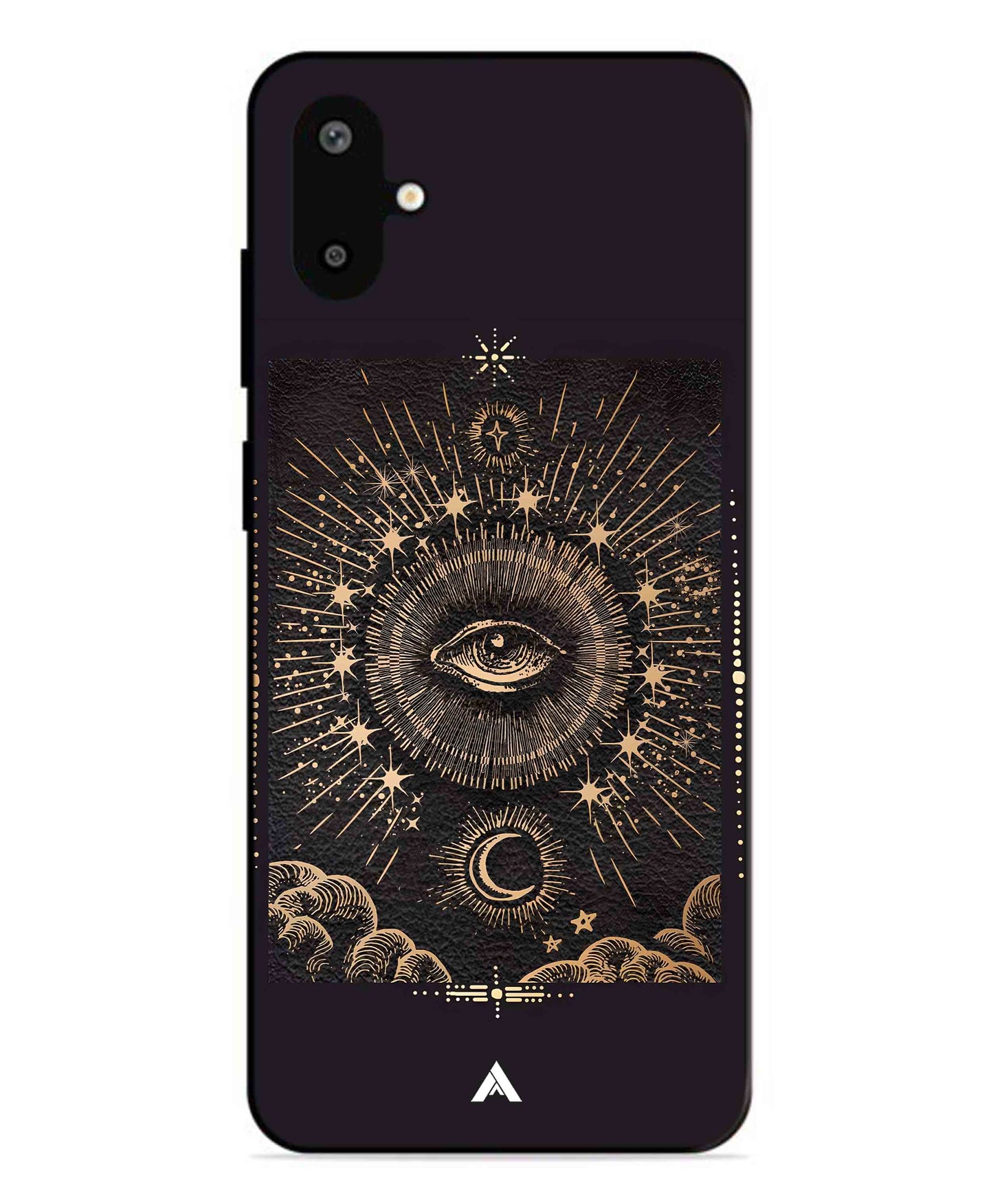 Illuminating Eye Metal Back Cover Phone Case for Samsung Galaxy F06