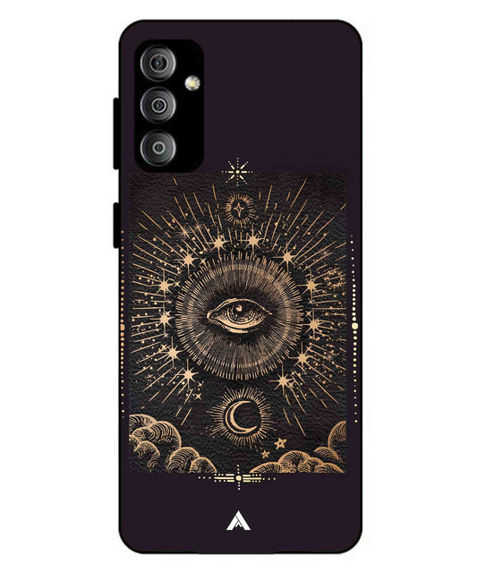 Illuminating Eye Metal Back Cover Phone Case for Samsung Galaxy M23