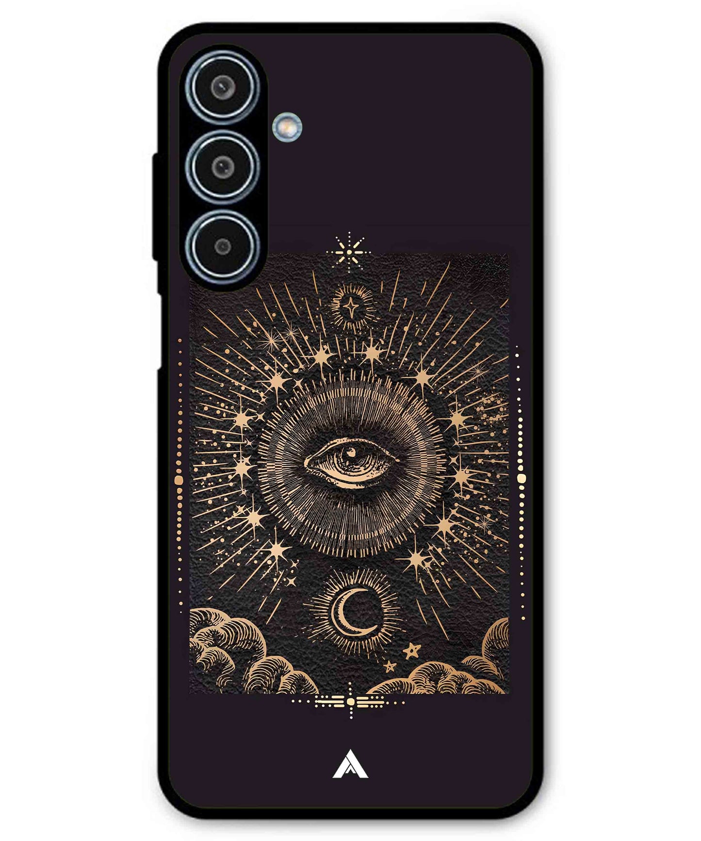Illuminating Eye Metal Back Cover Phone Case for Samsung Galaxy M35
