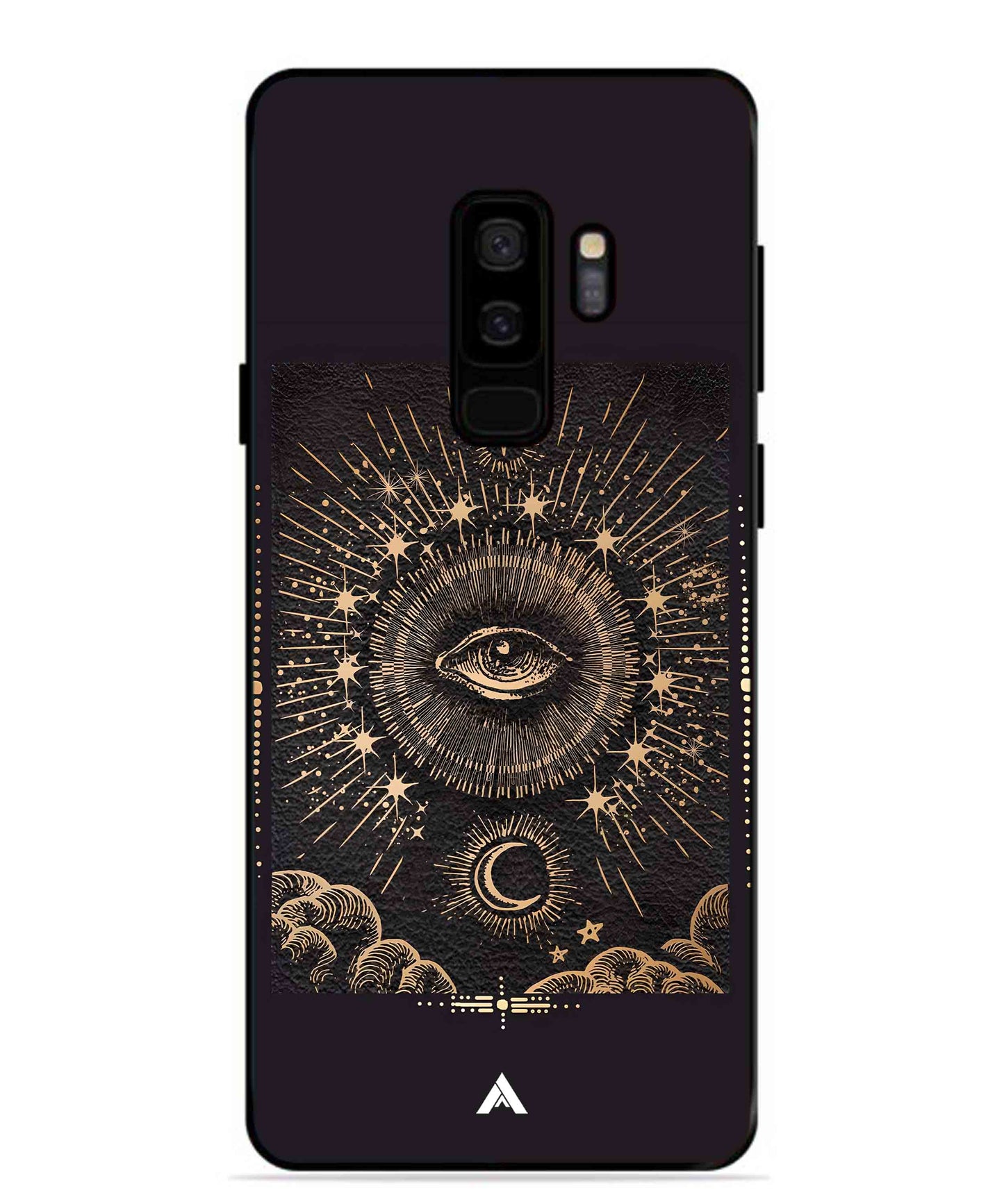 Illuminating Eye Metal Back Cover Phone Case for Samsung Galaxy S9 Plus