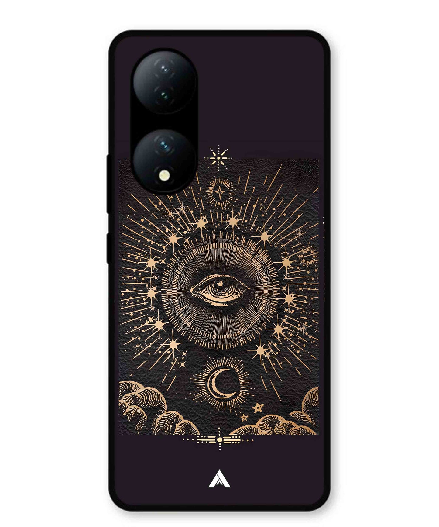 Illuminating Eye Metal Back Cover Phone Case for Vivo Y100