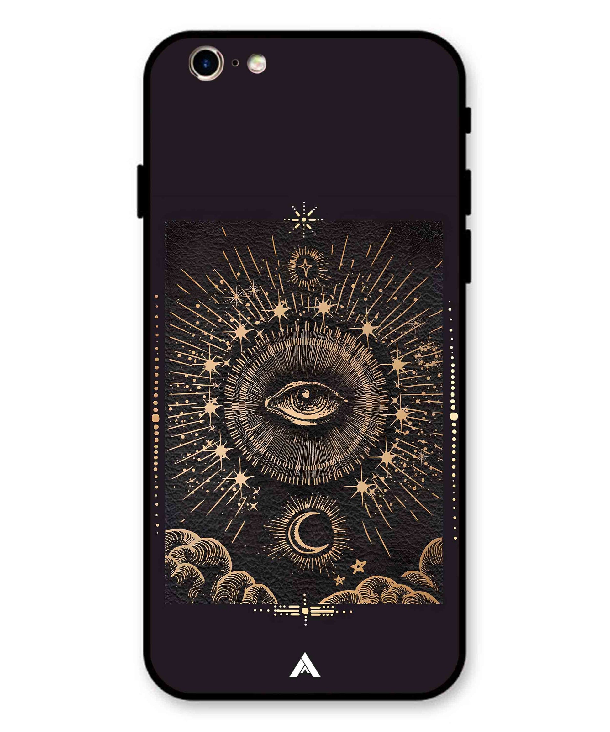 Illuminating Eye Metal Back Cover Phone Case for iPhone 11