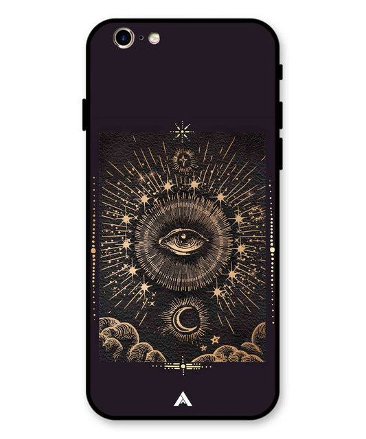 Illuminating Eye Metal Back Cover Phone Case for iPhone 11
