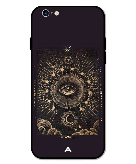 Illuminating Eye Metal Back Cover Phone Case for iPhone 6