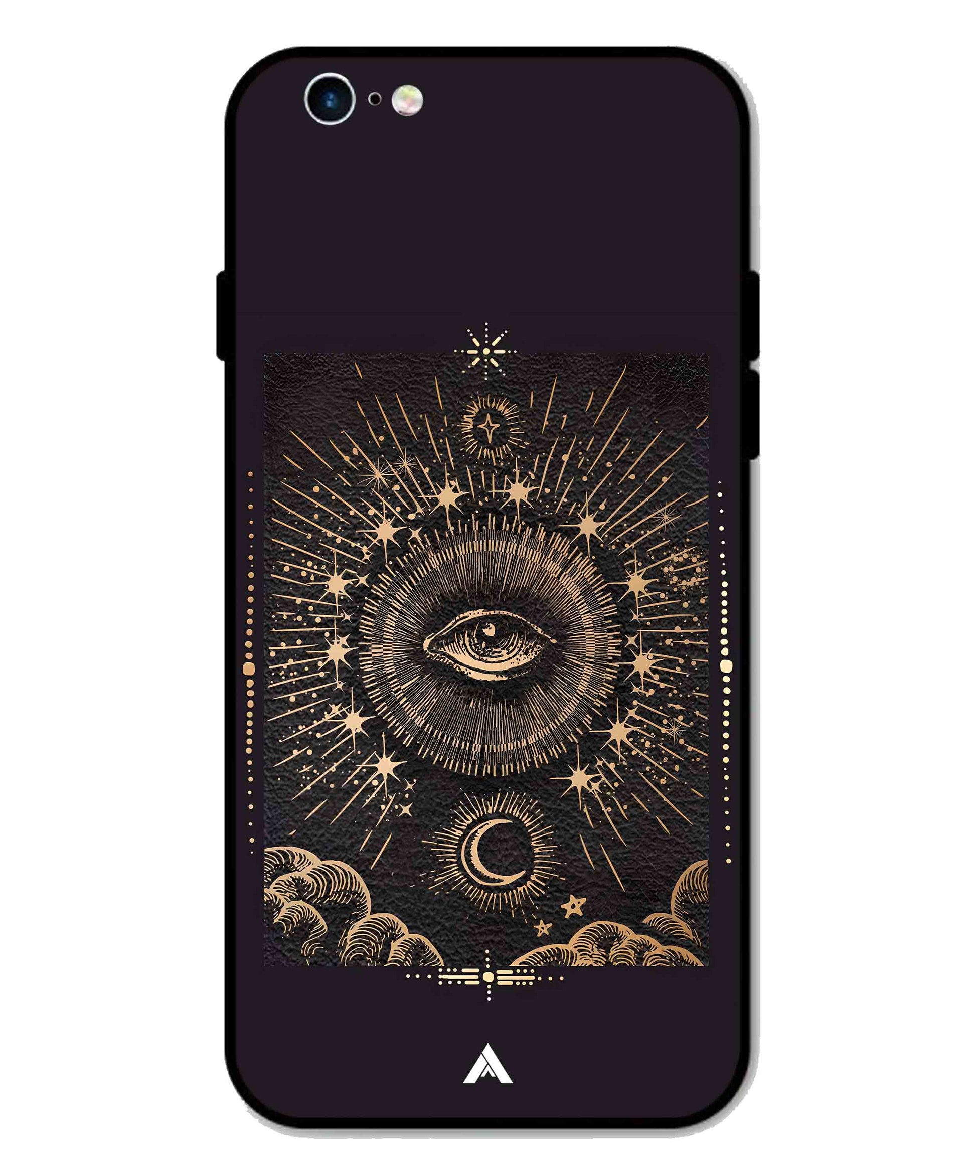 Illuminating Eye Metal Back Cover Phone Case for iPhone 6 Plus