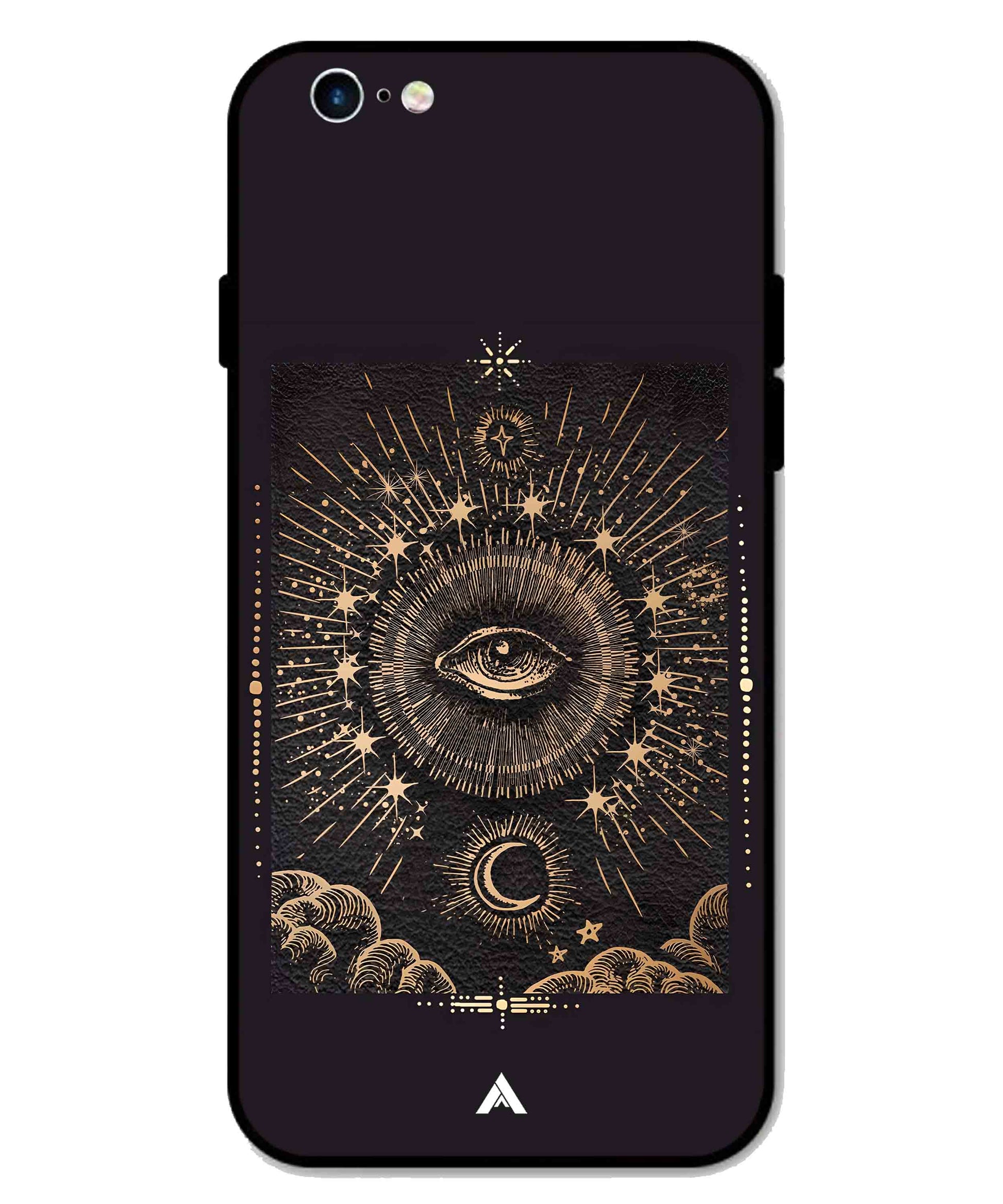Illuminating Eye Metal Back Cover Phone Case for iPhone 6s