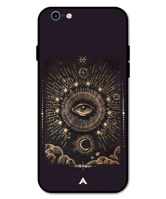 Illuminating Eye Metal Back Cover Phone Case for iPhone 6s