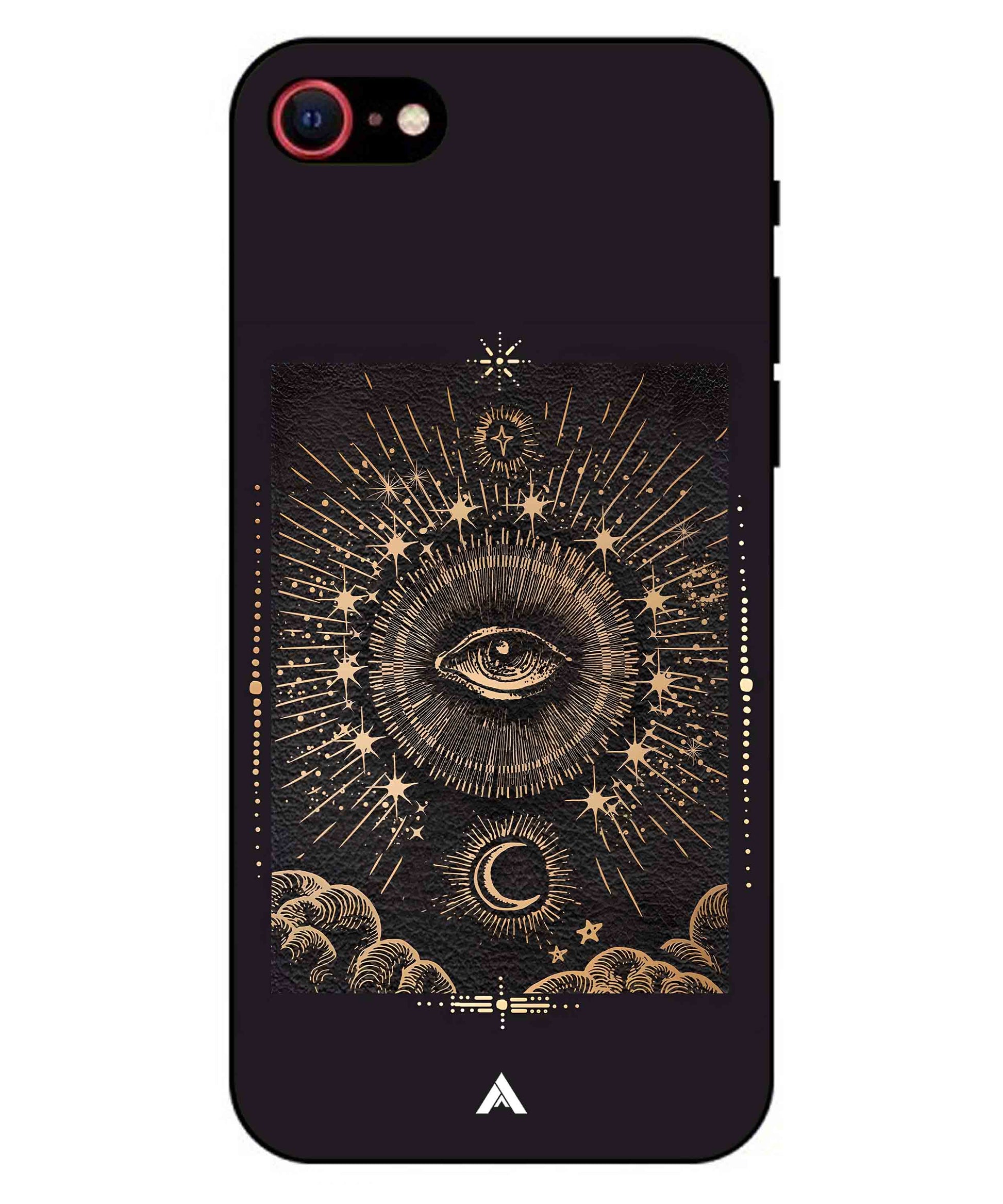 Illuminating Eye Metal Back Cover Phone Case for iPhone 7